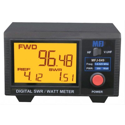 MFJ-849, HF/UHF digital swr / power meter